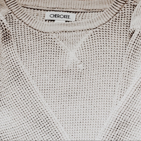 Target Cherokee Boys Beige Sweater - Picture 2 of 5